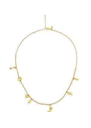 Cresida necklace Gold Maanesten 